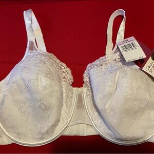 Playtex White Floral Lace Bra